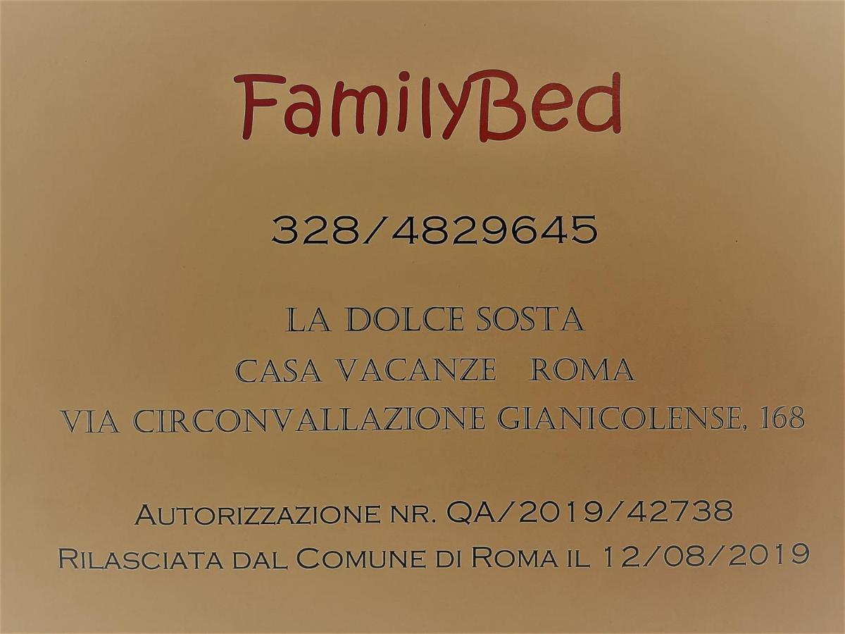 Familybed Roma Monteverde-Vaticano Exterior photo